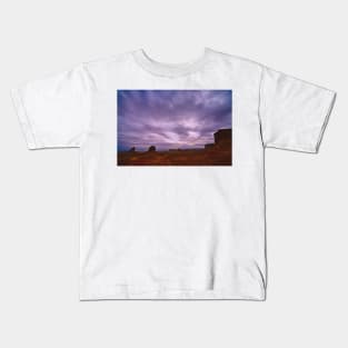 Monument Valley and Clouds4 Kids T-Shirt